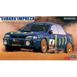 Kit 1/24 Subaru Impreza WRC 1994 Hong Kong Rally Winner Hasegawa