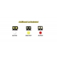 Kit luces permanentes 4 delanteras + 2 posteriores con efecto freno DS